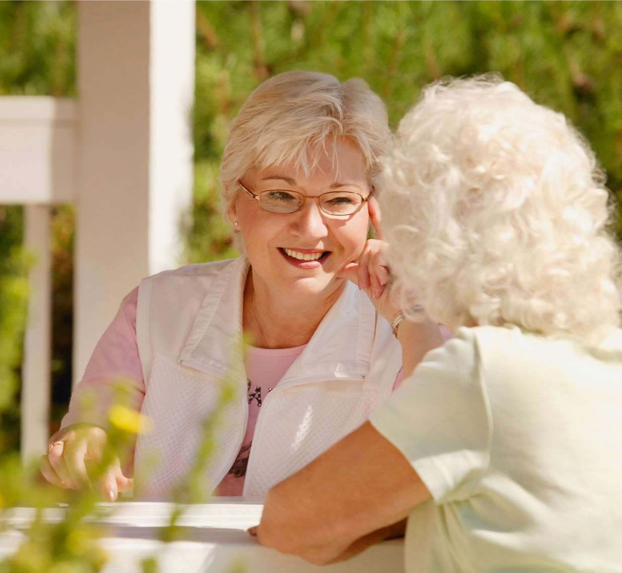 seniors talking